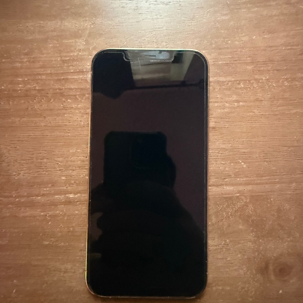 iPhone 12 Pro Max gold and airpods